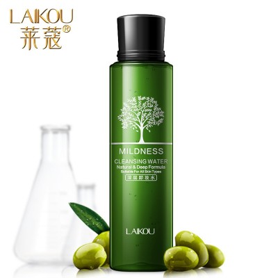 Жидкость для снятия макияжа с оливой Laikou