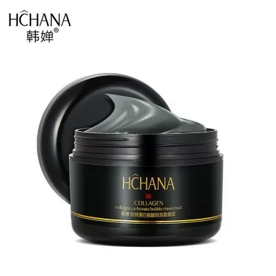 Маска пузырьковая глиняная с коллагеном Hchana