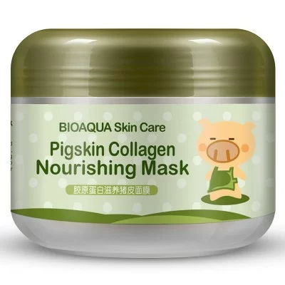 Маска ночная с коллагеном Pigskin Bioaqua