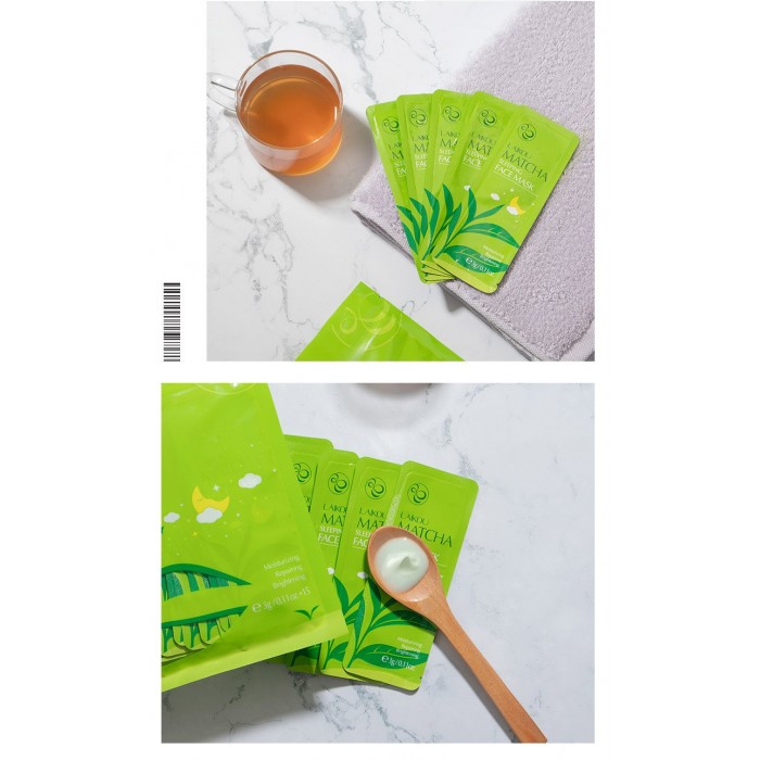 Laikou маска ночная с экстрактом зеленого чая 15 шт