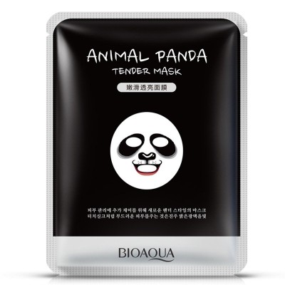 Маска для лица Animal Panda с экстрактом дрожжей Bioaqua