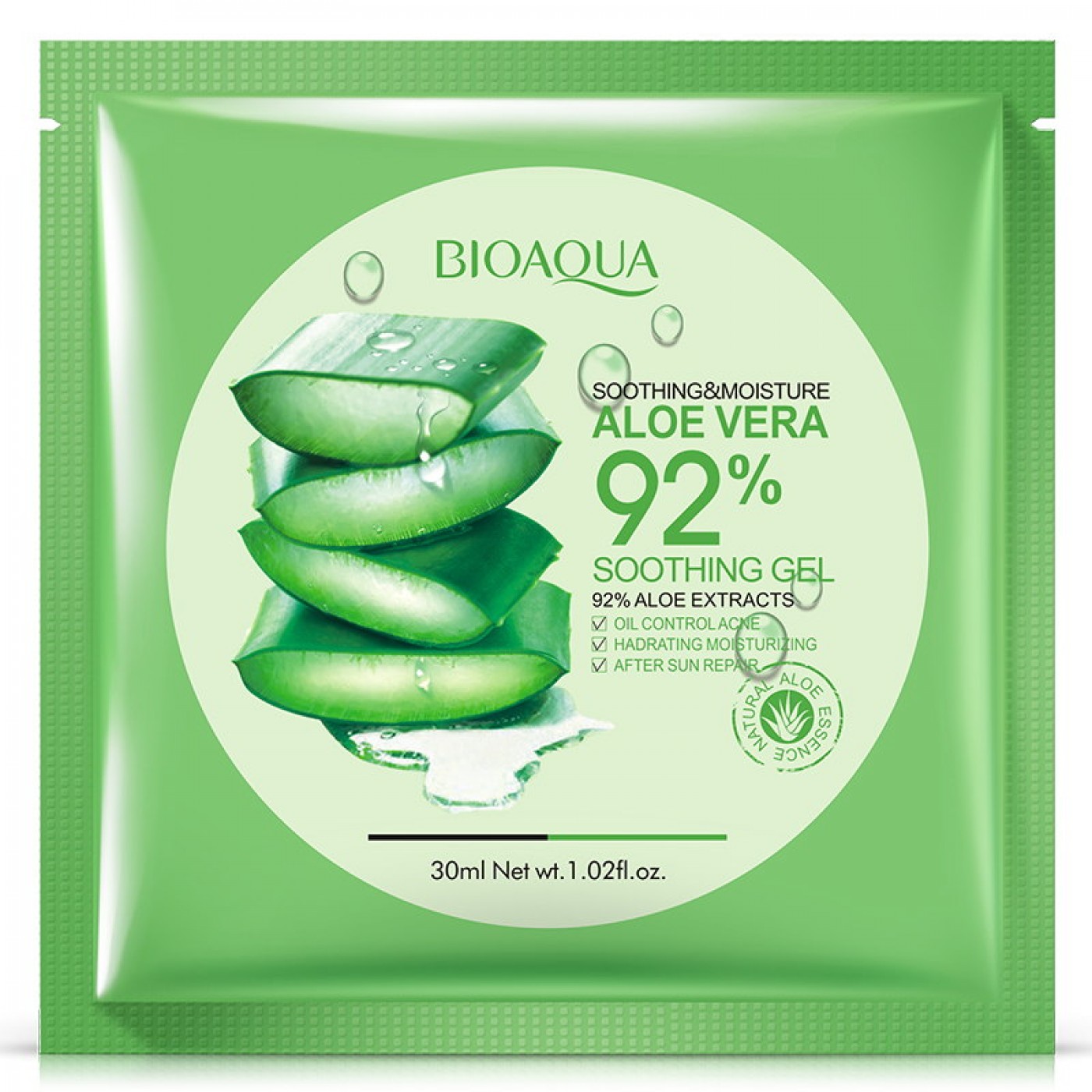 BIOAQUA bqy0481 увлажняющая маска Aloe Vera 92%