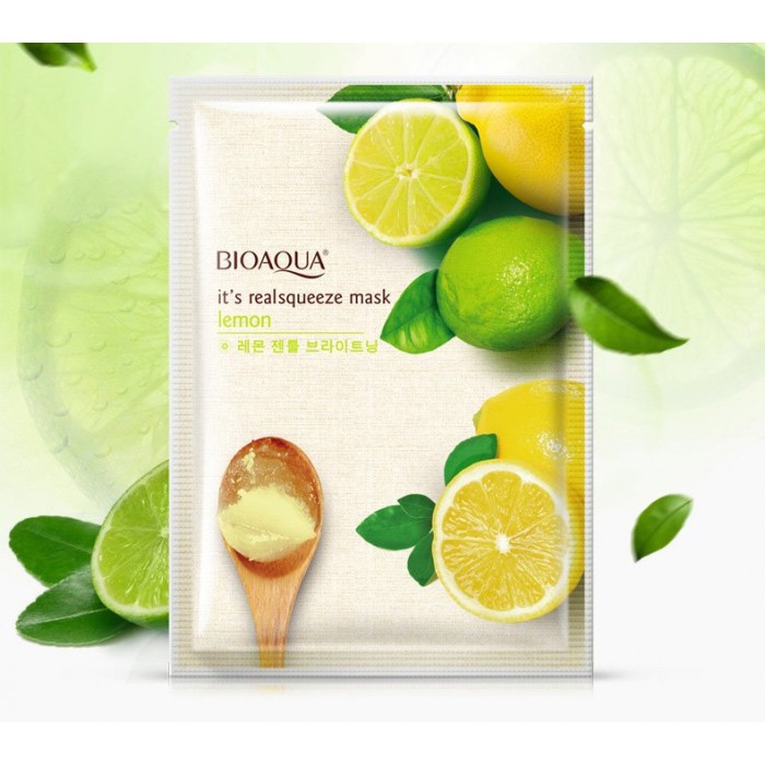 Bioaqua маска для лица с экстрактом лимона