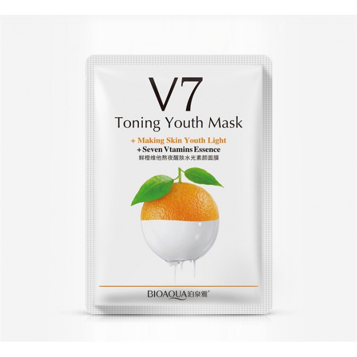 Bioaqua маска для лица апельсин с витаминами V7