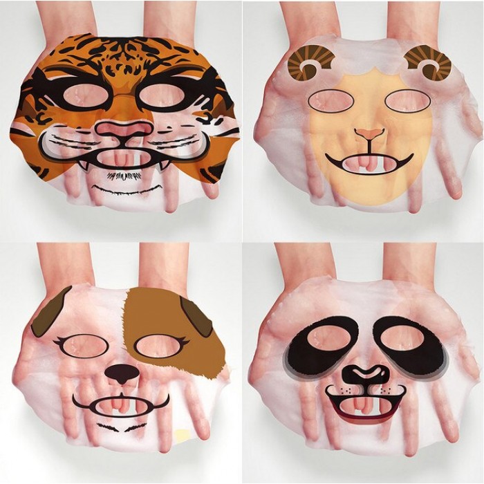 Hankey маска для лица Animal Tiger с экстрактом водорослей и лаванды
