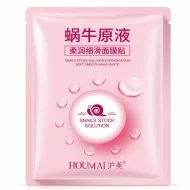 Маска для лица подтягивающая с муцином улитки и экстрактом розы Houmai
